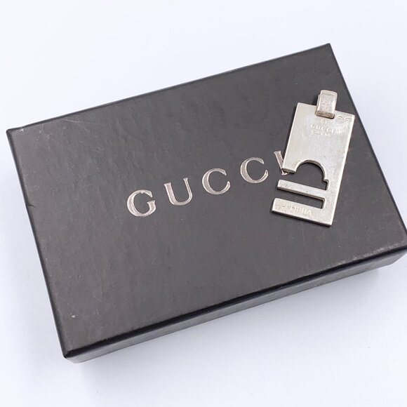 Authentic GUCCI Silver 925 Libra Pendant - Picture 9 of 9
